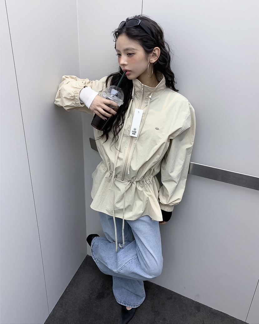 LIVE AID-P東大門直郵女裝新品熱賣26春夏推薦夾克拉鏈LIVE AID-P夾克