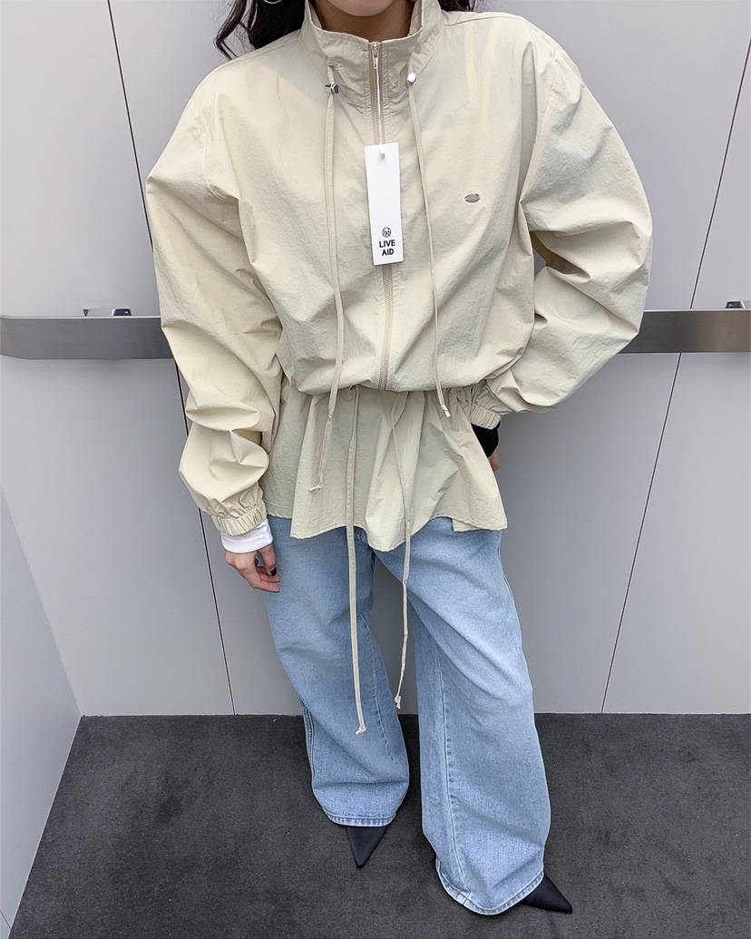 LIVE AID-P東大門直郵女裝新品熱賣26春夏推薦夾克拉鏈LIVE AID-P夾克