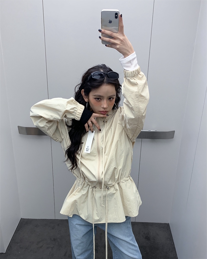 LIVE AID-P東大門直郵女裝新品熱賣26春夏推薦夾克拉鏈LIVE AID-P夾克