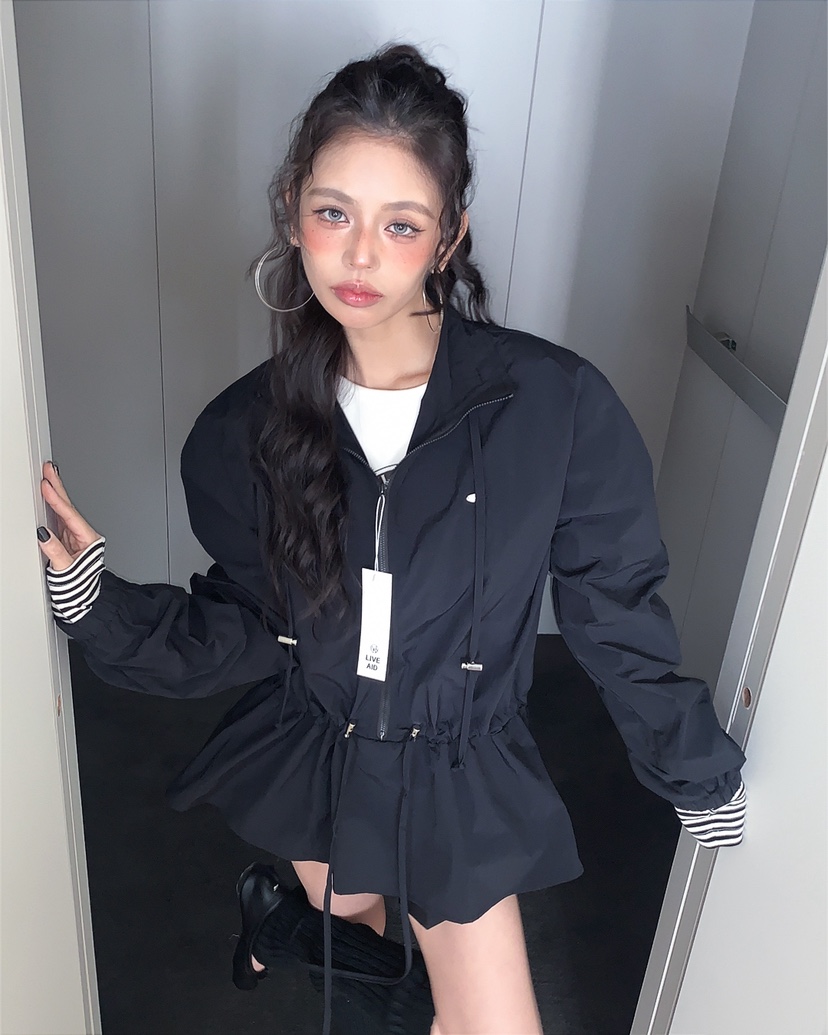 LIVE AID-P東大門直郵女裝新品熱賣26春夏推薦夾克拉鏈LIVE AID-P夾克