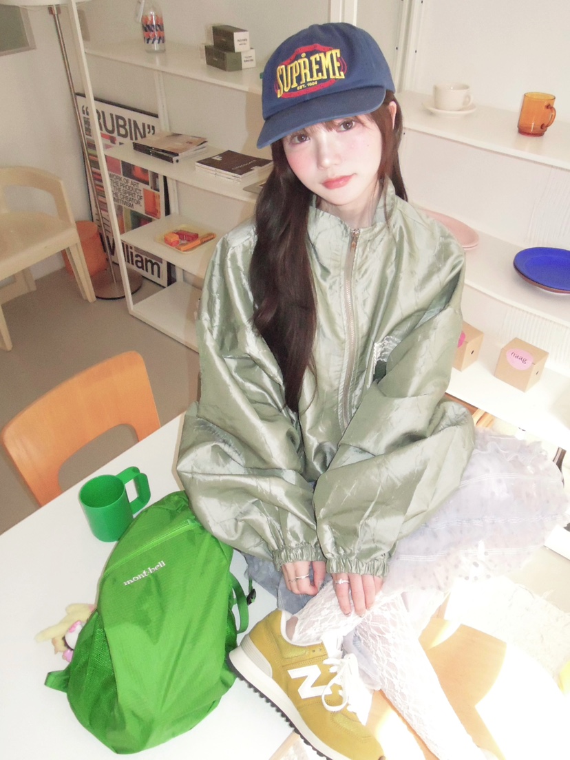 MAISONDEGLORY東大門實拍女士新品推薦26春夏人氣夾克緞面MAISON DE GLORY夾克