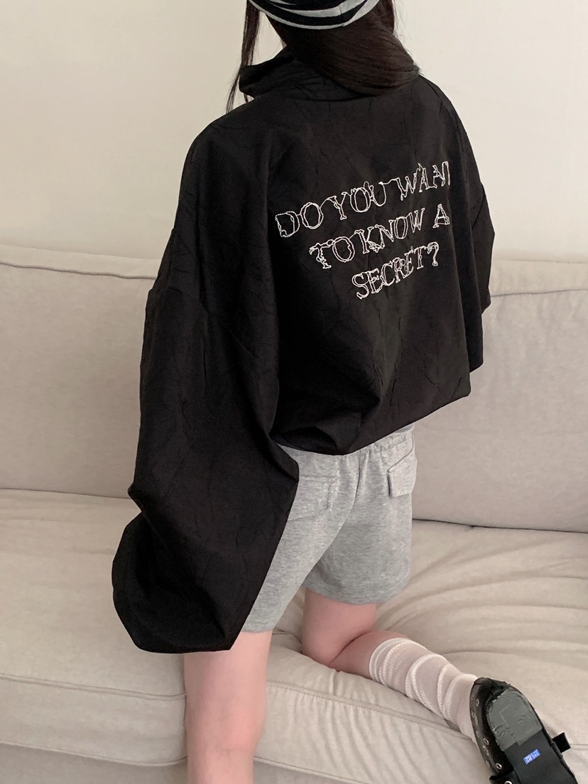 MAISONDEGLORY東大門實拍女士新品推薦26春夏人氣夾克緞面MAISON DE GLORY夾克