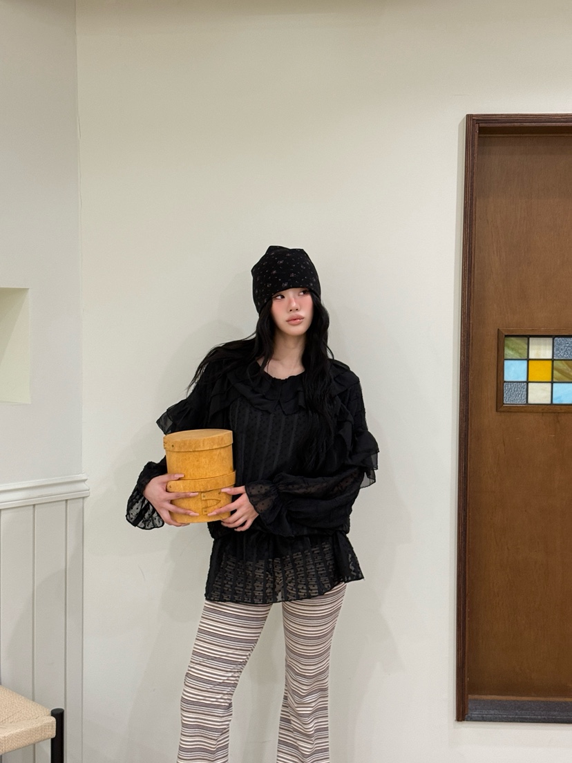 MAISONDEGLORY韓國代購女士新品26春夏推薦熱賣襯衫蕾絲衫MAISON DE GLORY襯衫/蕾絲衫