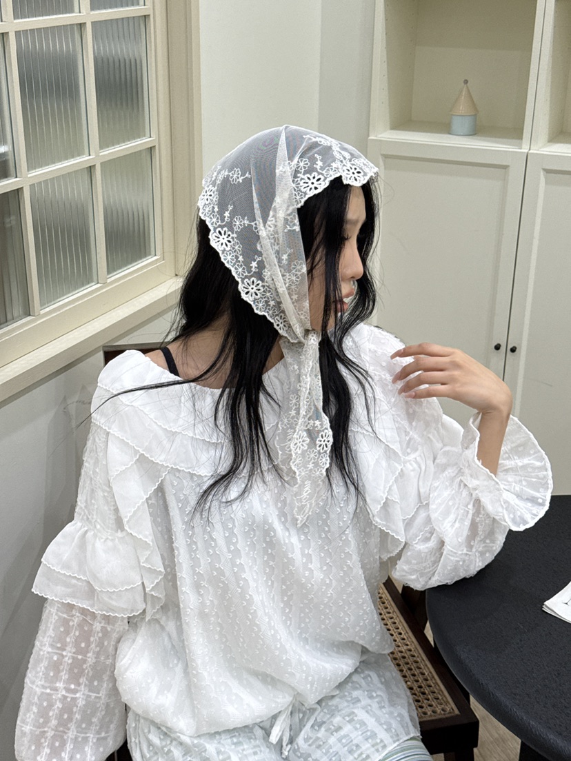 MAISONDEGLORY韓國代購女士新品26春夏推薦熱賣襯衫蕾絲衫MAISON DE GLORY襯衫/蕾絲衫