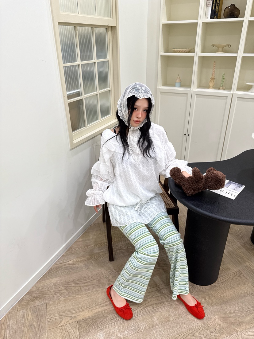 MAISONDEGLORY韓國代購女士新品26春夏推薦熱賣襯衫蕾絲衫MAISON DE GLORY襯衫/蕾絲衫