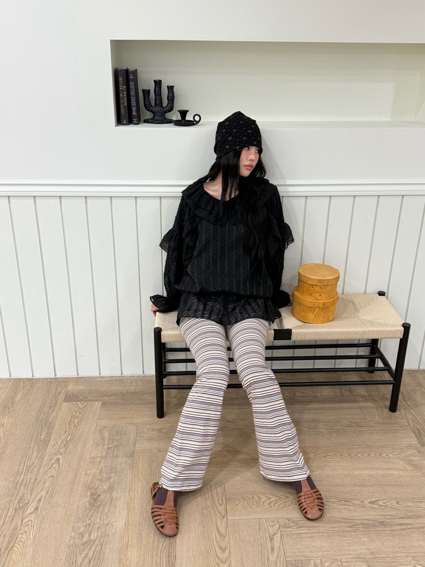 MAISONDEGLORY韓國代購女士新品26春夏推薦熱賣襯衫蕾絲衫MAISON DE GLORY襯衫/蕾絲衫