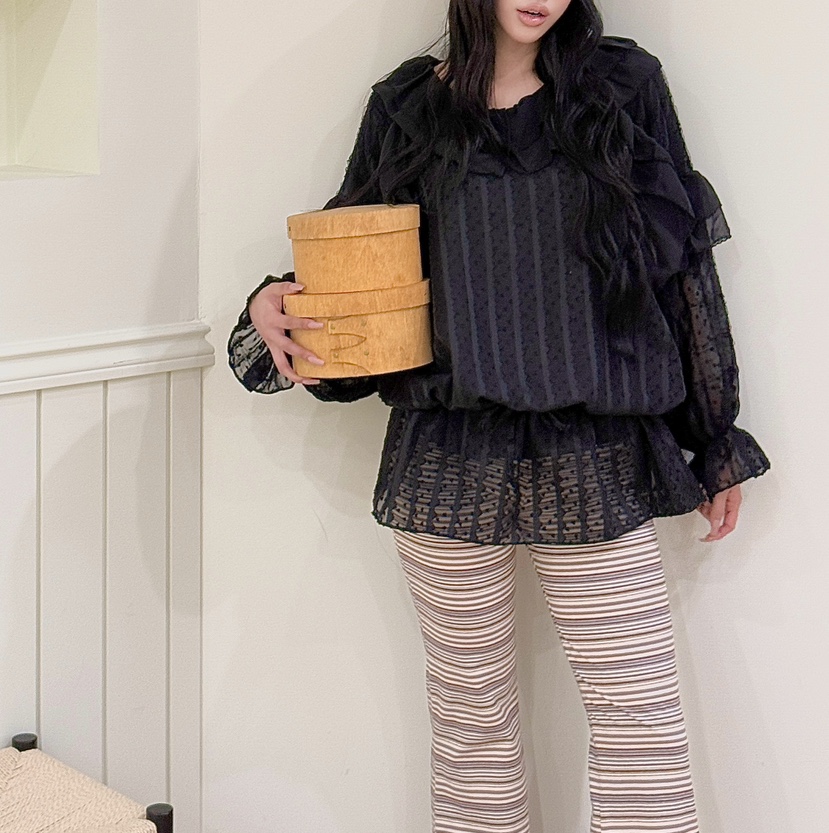 MAISONDEGLORY韓國代購女士新品26春夏推薦熱賣襯衫蕾絲衫MAISON DE GLORY襯衫/蕾絲衫圖色2