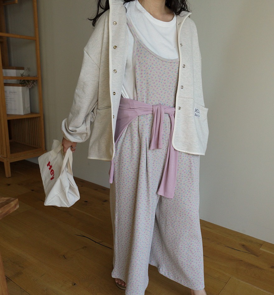 MAISONDEGLORY東大門直郵女士新品時尚背帶褲不含內搭華夫格MAISON DE GLORY背帶褲