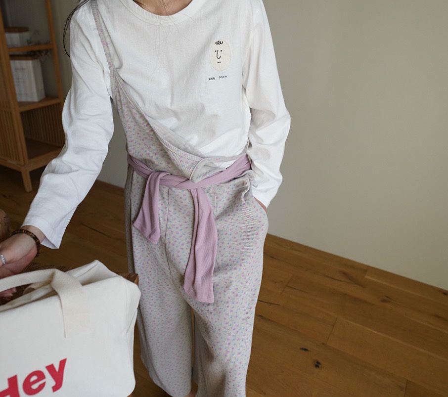 MAISONDEGLORY東大門直郵女士新品時尚背帶褲不含內搭華夫格MAISON DE GLORY背帶褲