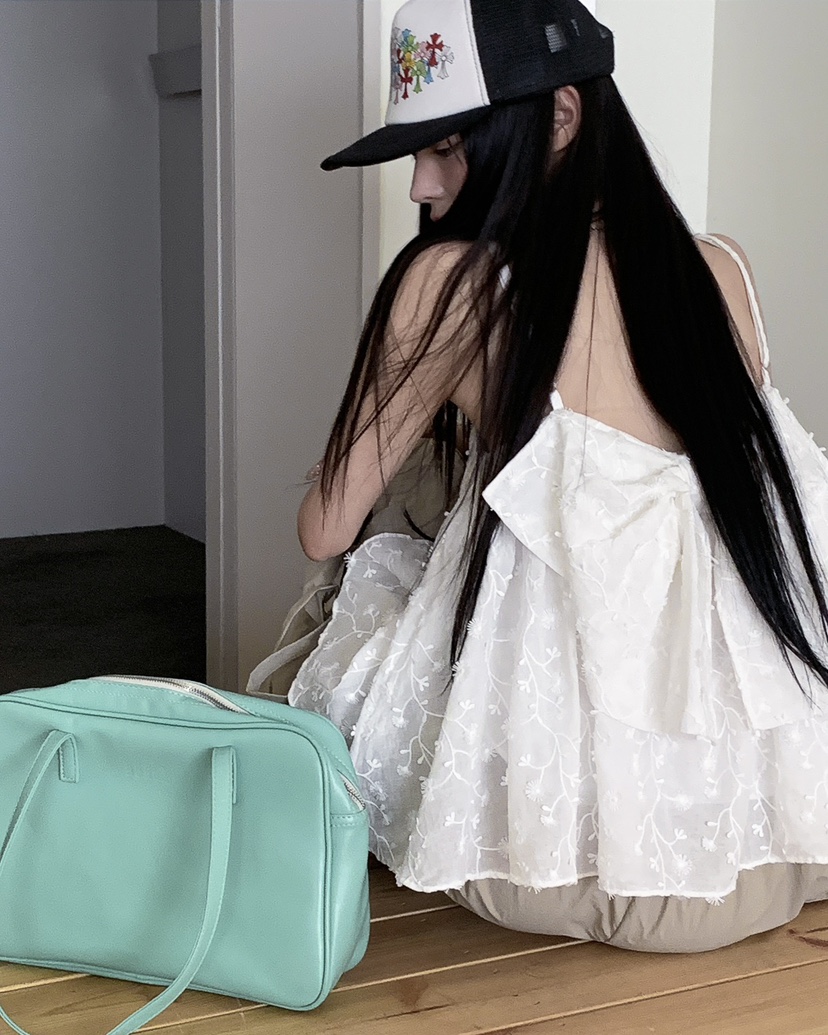 OURWAVE/OUR ROOM韓國直郵女裝新款推薦休閑吊帶背心系帶Our Wave/Our Room吊帶/背心