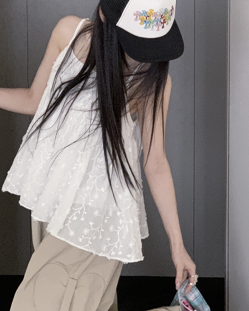 OURWAVE/OUR ROOM韓國直郵女裝新款推薦休閑吊帶背心系帶Our Wave/Our Room吊帶/背心