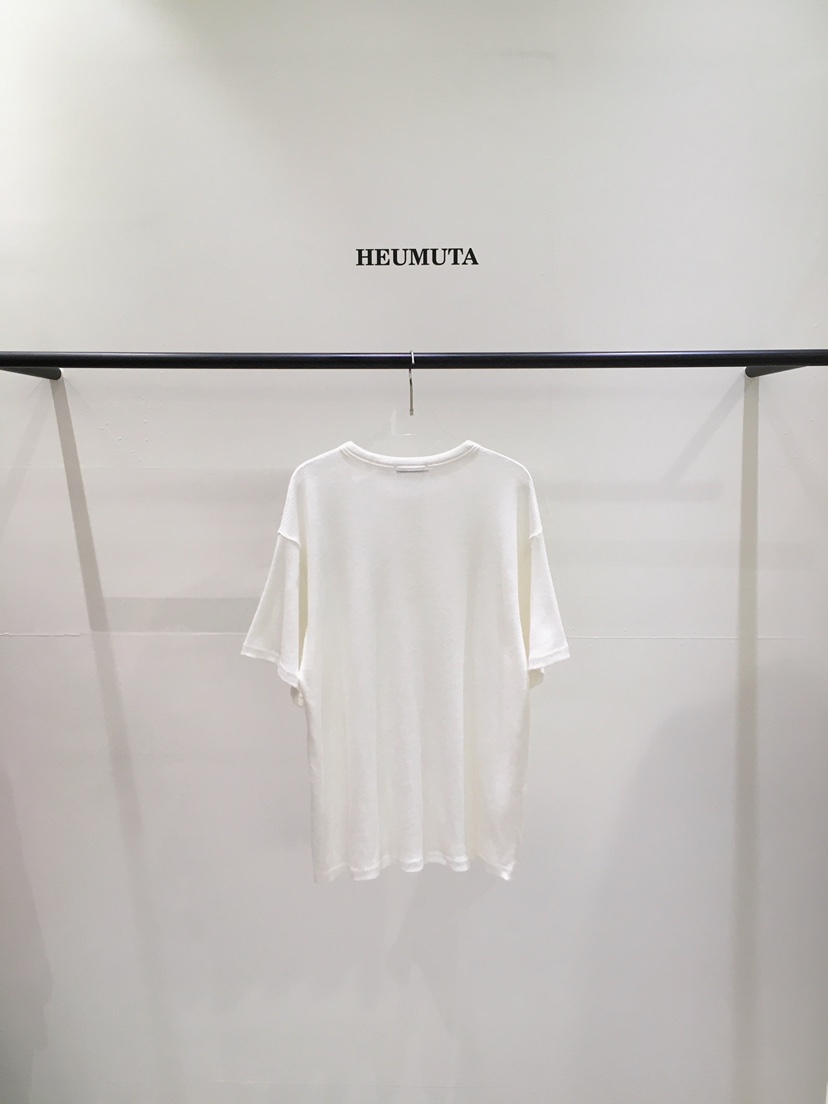 HEUMUTA東大門代購女士新品26春夏時尚人氣T恤華夫格格紋HEUMUTAT恤