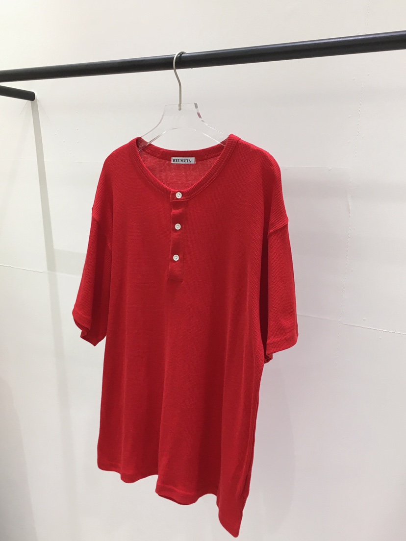 HEUMUTA東大門代購女士新品26春夏時尚人氣T恤華夫格格紋HEUMUTAT恤