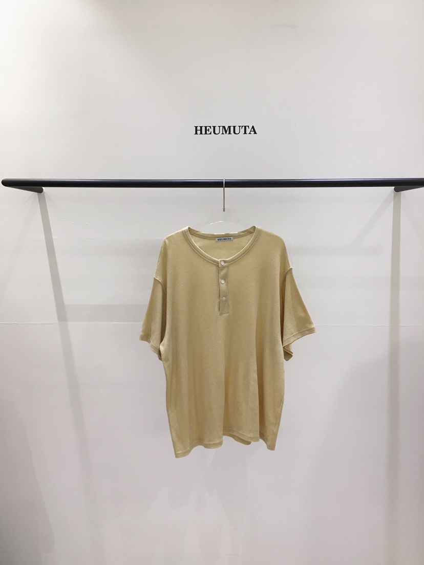 HEUMUTA東大門代購女士新品26春夏時尚人氣T恤華夫格格紋HEUMUTAT恤圖色2