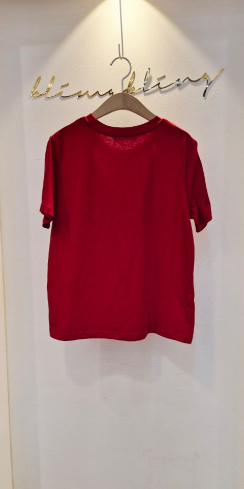 BLING BLING-S/RICO韓國直郵女士新品職業T恤刺繡狗狗BLING BLING-S/RICOT恤