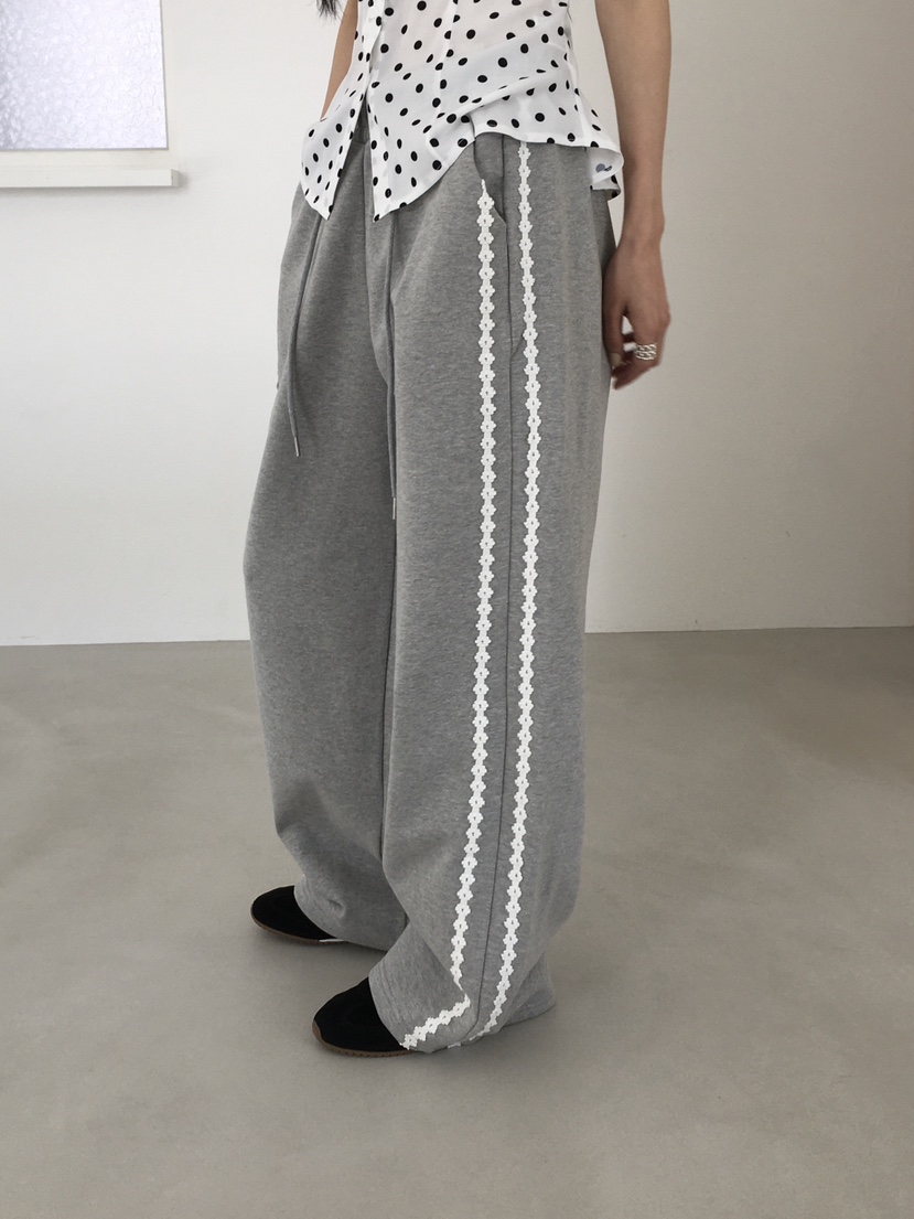 MARKE-P東大門代購女士新款熱賣休閑時尚職業休閑褲蕾絲MARKE-P休閑褲