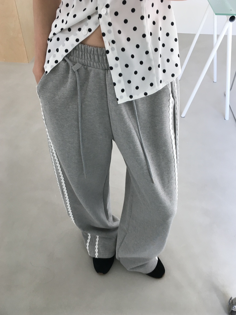 MARKE-P東大門代購女士新款熱賣休閑時尚職業休閑褲蕾絲MARKE-P休閑褲