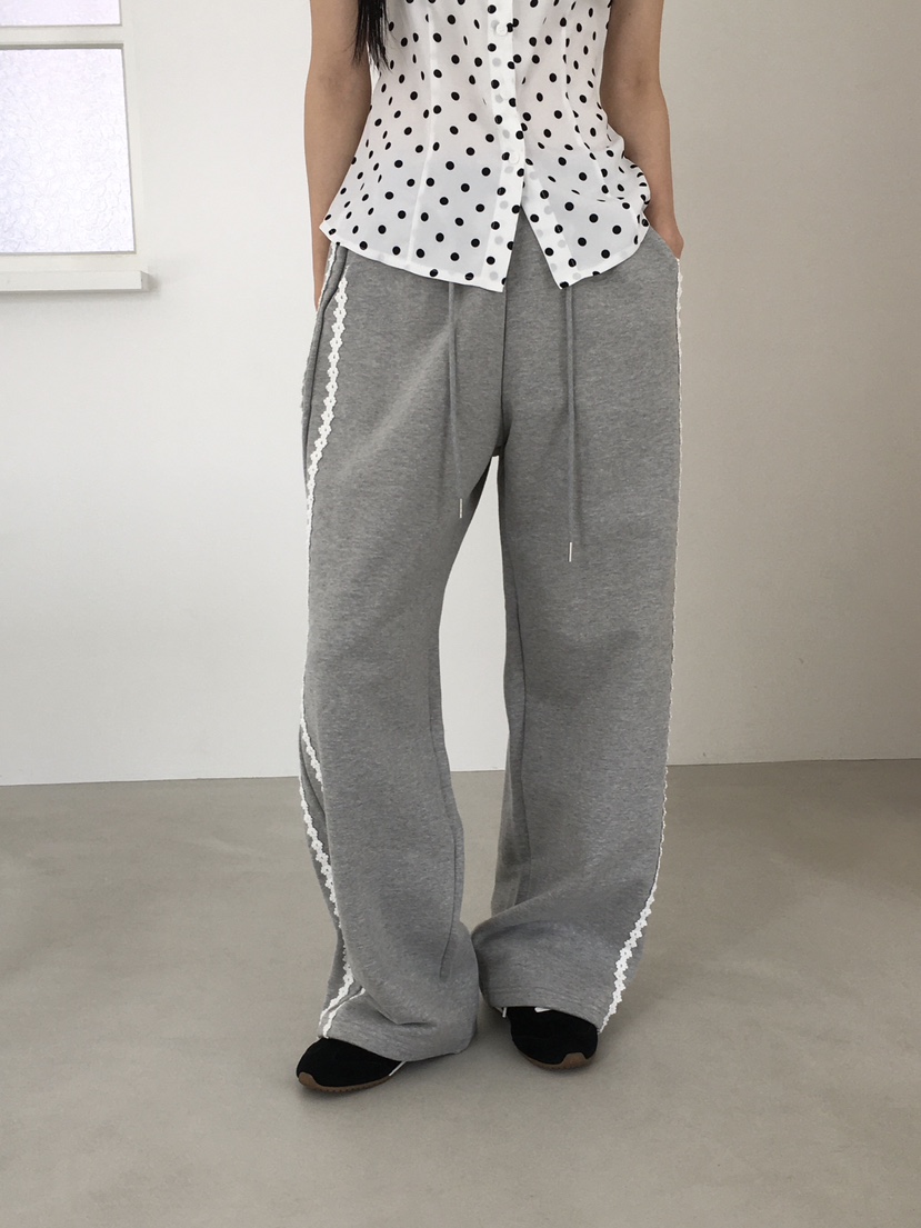 MARKE-P東大門代購女士新款熱賣休閑時尚職業休閑褲蕾絲MARKE-P休閑褲