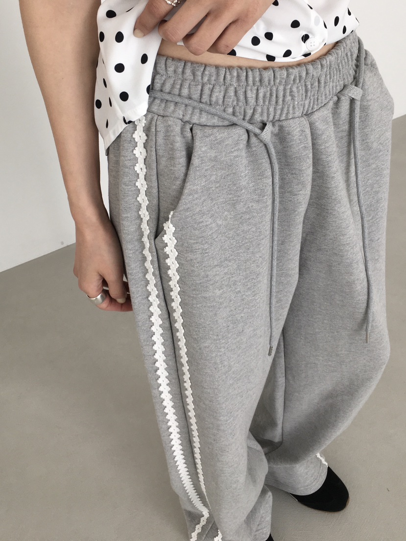 MARKE-P東大門代購女士新款熱賣休閑時尚職業休閑褲蕾絲MARKE-P休閑褲