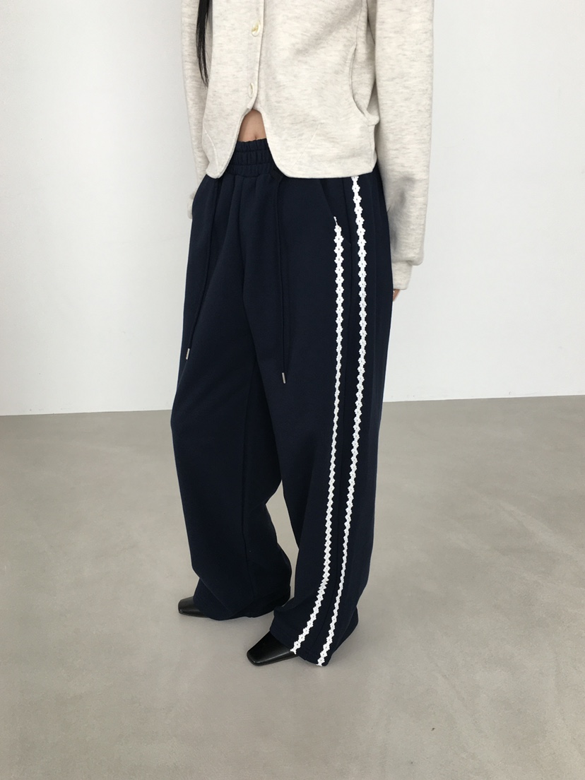 MARKE-P東大門代購女士新款熱賣休閑時尚職業休閑褲蕾絲MARKE-P休閑褲