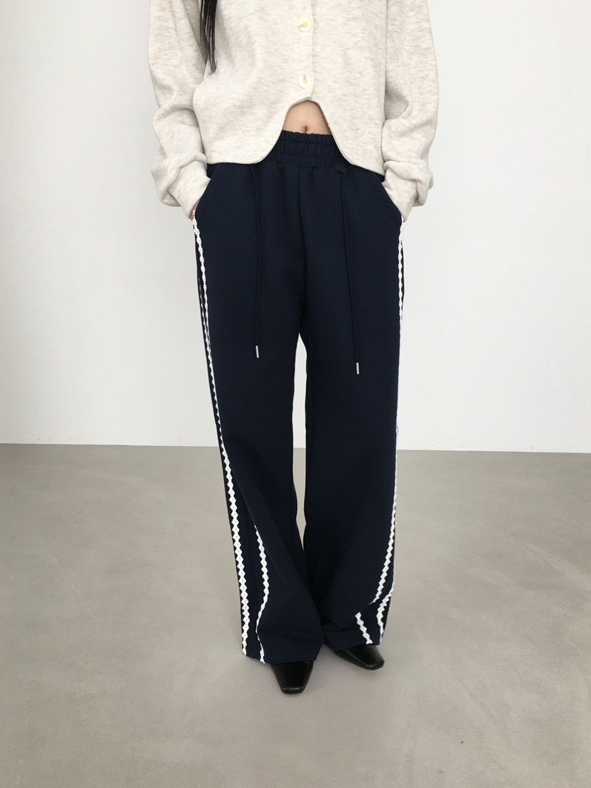 MARKE-P東大門代購女士新款熱賣休閑時尚職業休閑褲蕾絲MARKE-P休閑褲