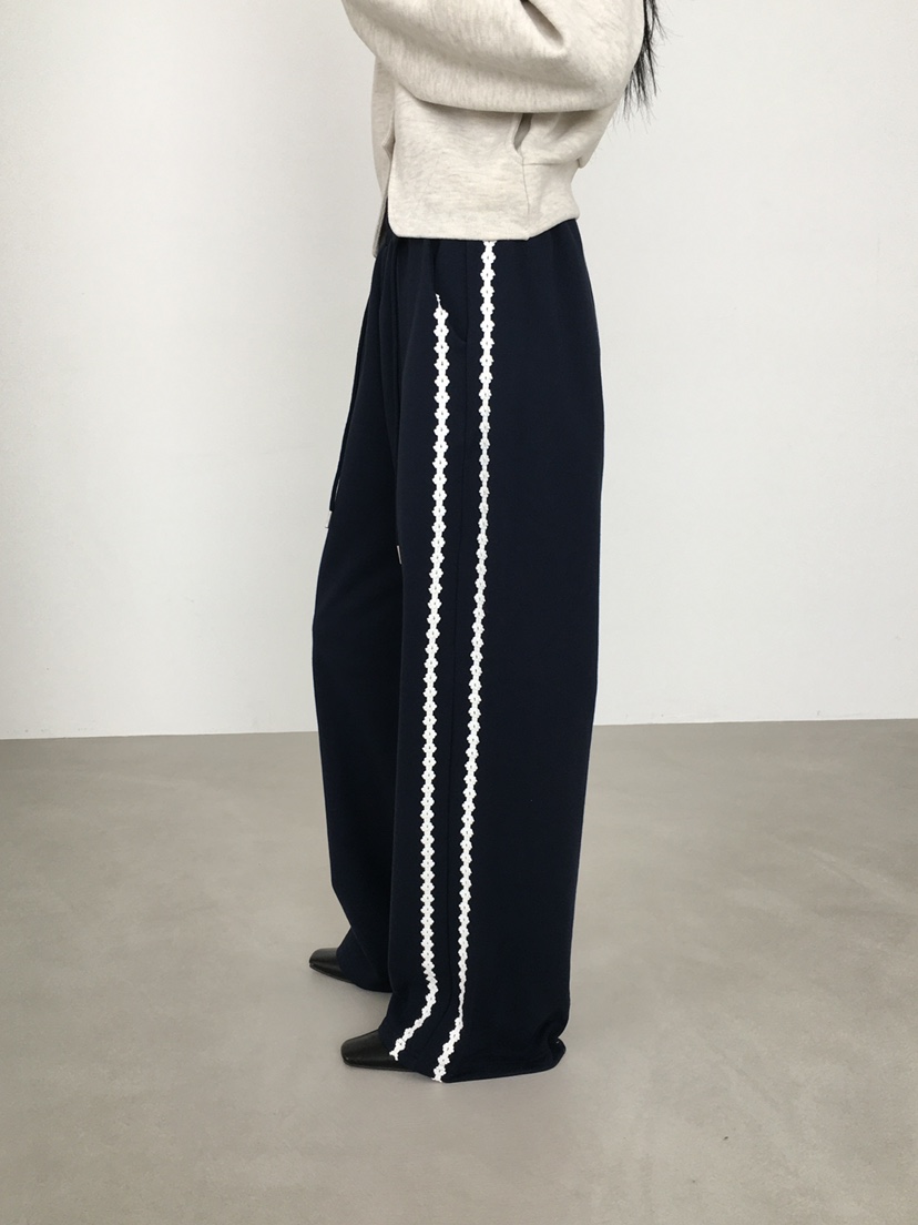 MARKE-P東大門代購女士新款熱賣休閑時尚職業休閑褲蕾絲MARKE-P休閑褲