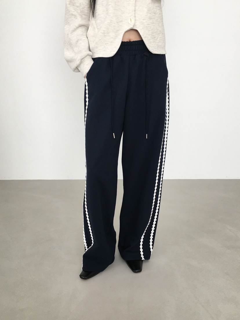 MARKE-P東大門代購女士新款熱賣休閑時尚職業休閑褲蕾絲MARKE-P休閑褲圖色2