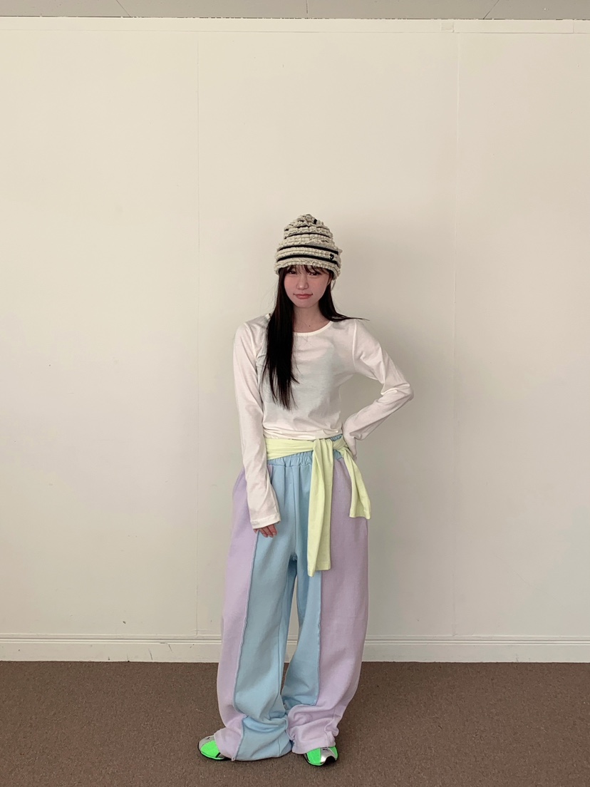 MAISONDEGLORY韓國直郵女士新品人氣熱賣職業真品休閑褲雙面MAISON DE GLORY休閑褲