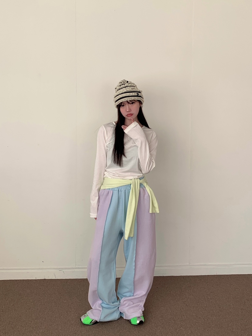 MAISONDEGLORY韓國直郵女士新品人氣熱賣職業真品休閑褲雙面MAISON DE GLORY休閑褲