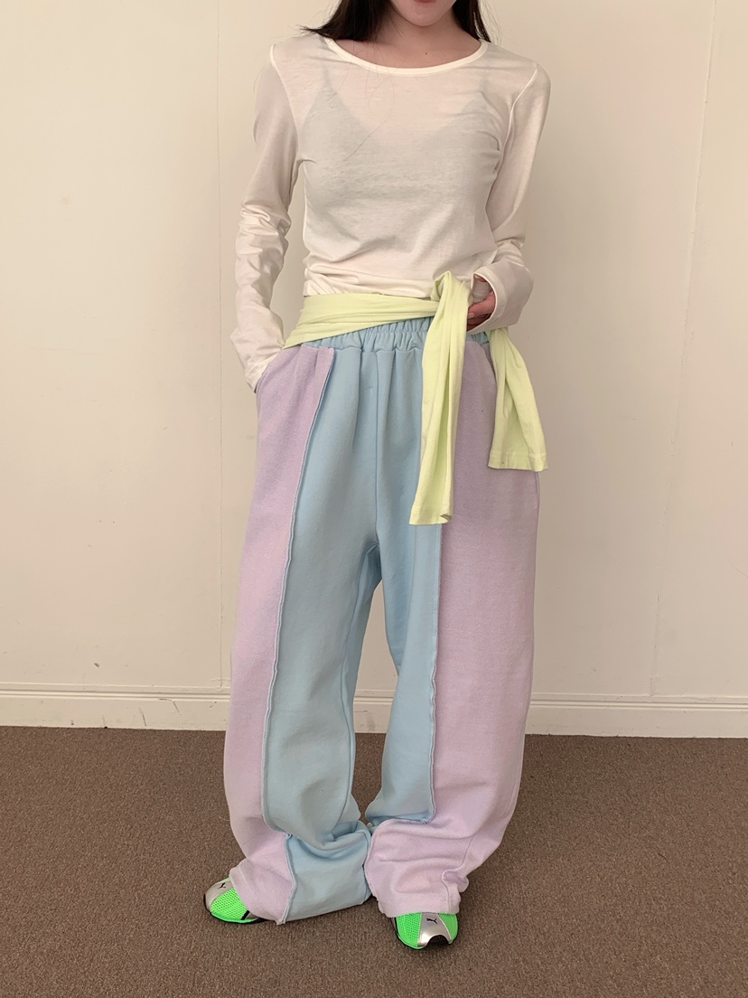 MAISONDEGLORY韓國直郵女士新品人氣熱賣職業真品休閑褲雙面MAISON DE GLORY休閑褲圖色2