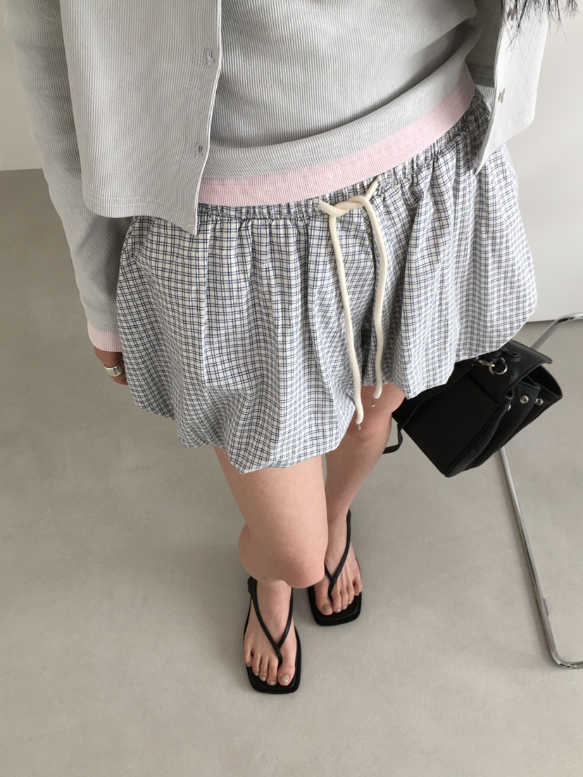 MARKE-P東大門直郵女士新品真品人氣職業26春夏裙褲格子MARKE-P裙褲