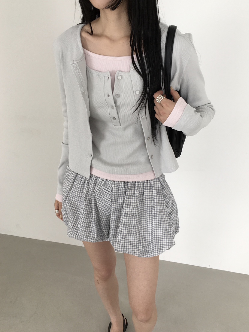 MARKE-P東大門直郵女士新品真品人氣職業26春夏裙褲格子MARKE-P裙褲