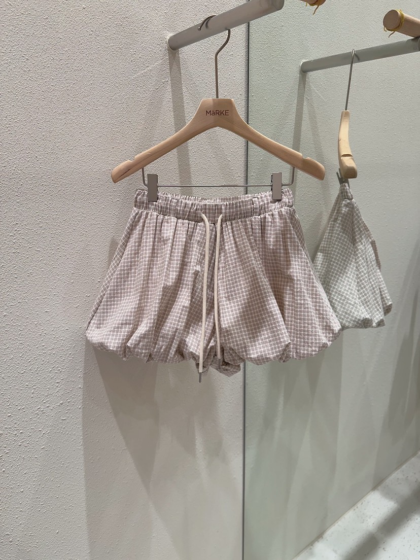 MARKE-P東大門直郵女士新品真品人氣職業26春夏裙褲格子MARKE-P裙褲圖色3