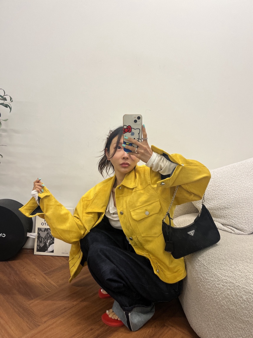 OURWAVE/OUR ROOM東大門實拍女士新品休閑人氣夾克麂皮Our Wave/Our Room夾克