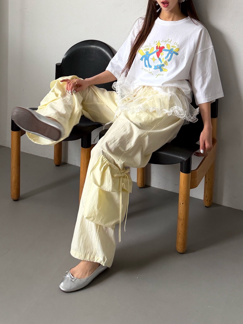 ZITTEN東大門代購女裝新款26春夏推薦熱賣人氣休閑褲口袋ZITTEN休閑褲