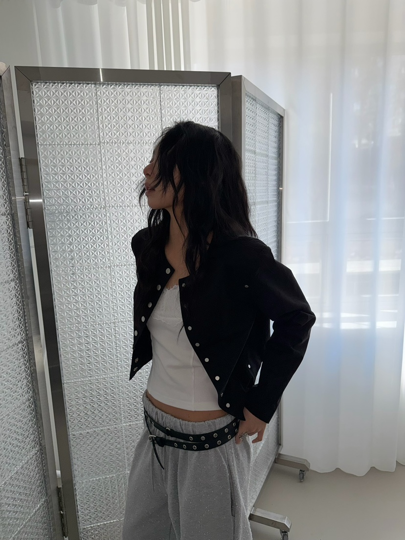 AWESOMESAUCE東大門實拍女士新品時尚職業人氣26春夏夾克AWESOME SAUCE夾克