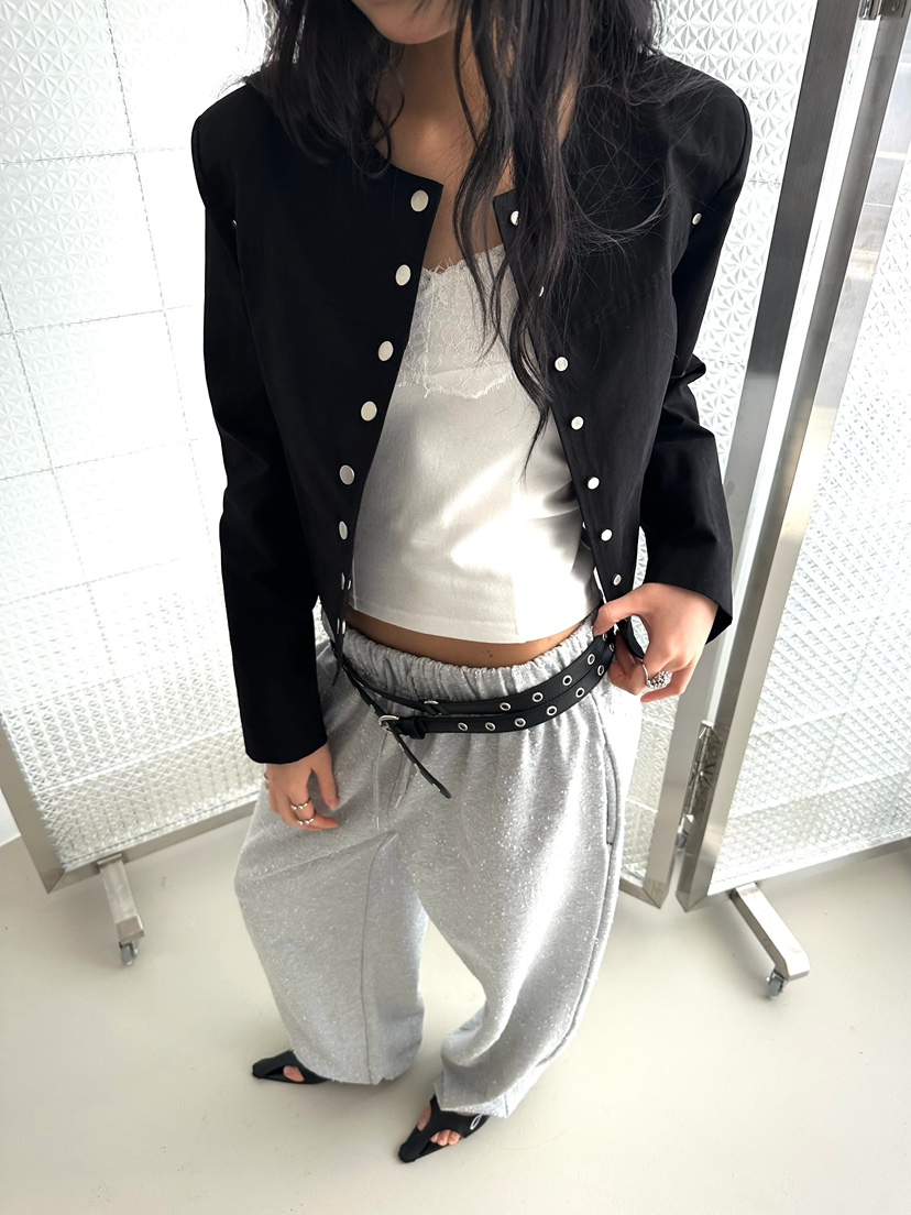 AWESOMESAUCE東大門實拍女士新品時尚職業人氣26春夏夾克AWESOME SAUCE夾克