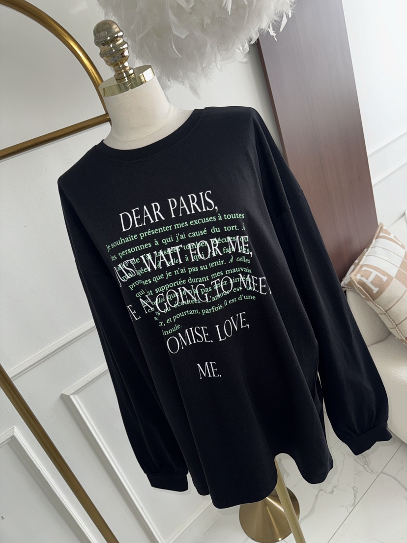 바츠韓國代購女裝新品職業時尚熱賣真品推薦休閑26春夏長袖T恤Vatz長袖T恤圖色1