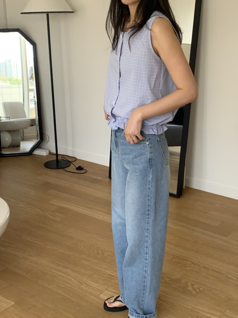 NOUVEAU東大門代購女裝新品推薦真品職業人氣襯衫蕾絲衫格子NOUVEAU襯衫/蕾絲衫