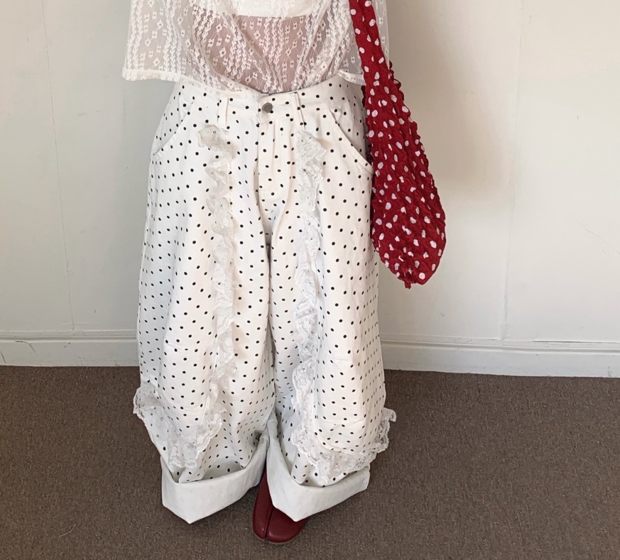 MAISONDEGLORY東大門直郵女裝新款時尚真品人氣休閑褲蕾絲MAISON DE GLORY休閑褲