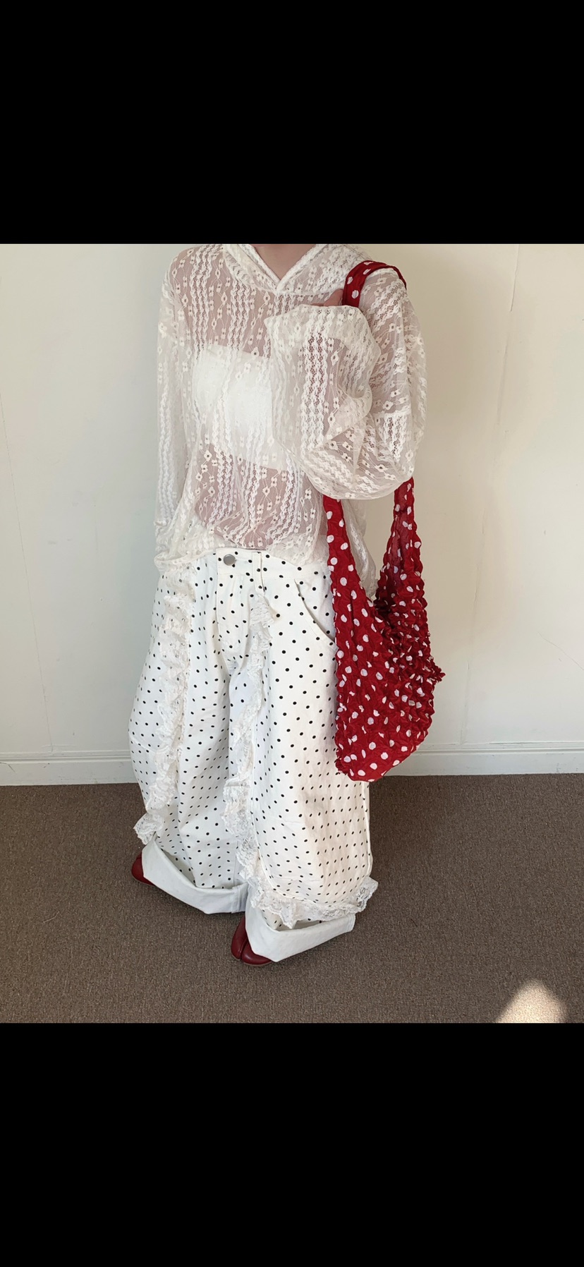 MAISONDEGLORY東大門直郵女裝新款時尚真品人氣休閑褲蕾絲MAISON DE GLORY休閑褲