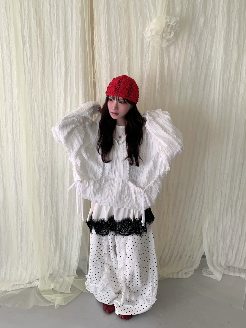 MAISONDEGLORY東大門直郵女裝新款時尚真品人氣休閑褲蕾絲MAISON DE GLORY休閑褲