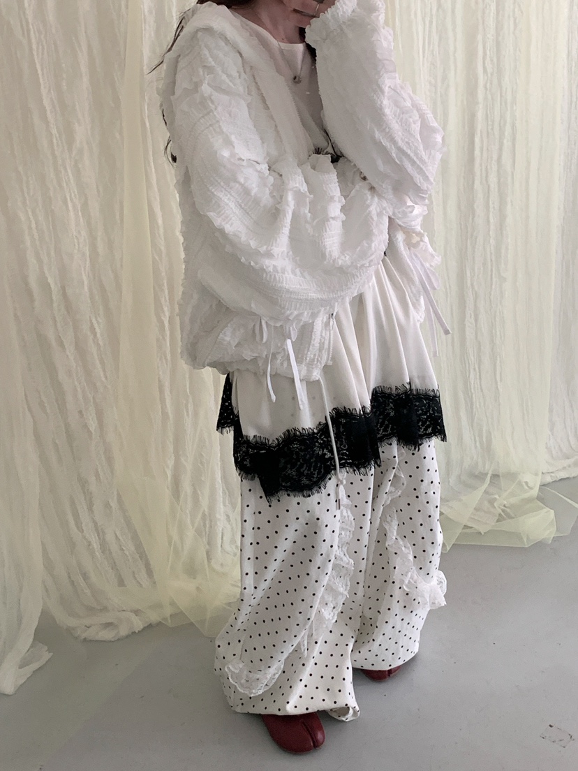 MAISONDEGLORY東大門直郵女裝新款時尚真品人氣休閑褲蕾絲MAISON DE GLORY休閑褲