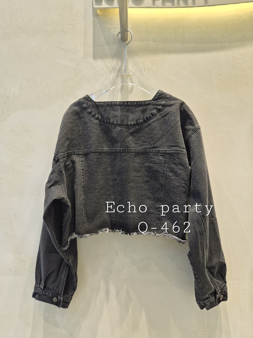 ECHOPARTY韓國代購女士新品熱賣休閑26春夏真品時尚夾克短款ECHOPARTY夾克