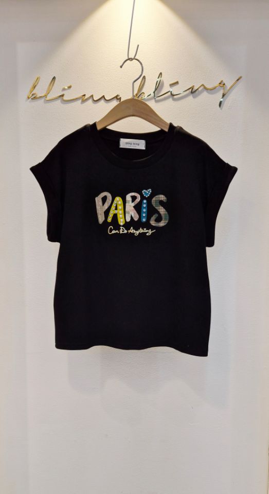 BLING BLING-S/RICO東大門實拍女士新品26春夏推薦T恤BLING BLING-S/RICOT恤圖色1