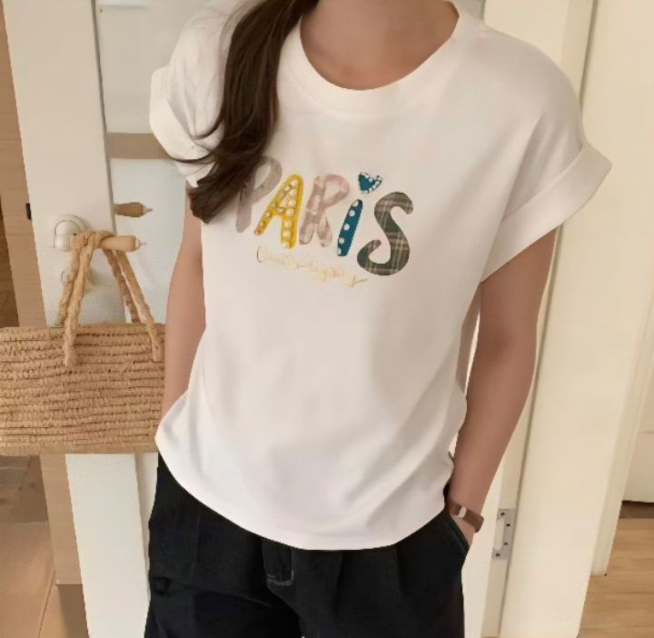 BLING BLING-S/RICO東大門實拍女士新品26春夏推薦T恤BLING BLING-S/RICOT恤圖色2