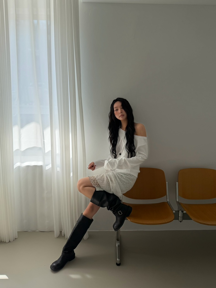 AWESOMESAUCE東大門直郵女士新品休閑人氣職業半身裙中短裙AWESOME SAUCE半身裙/中短裙