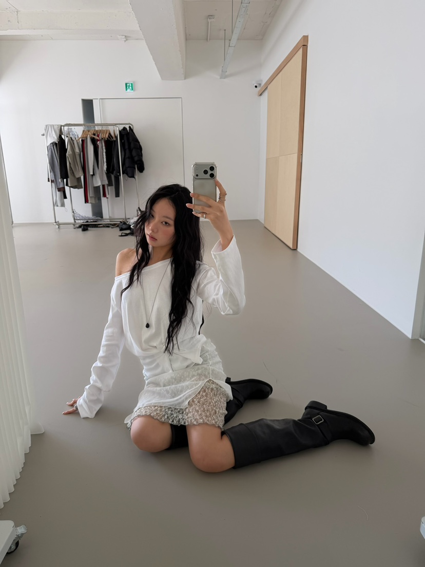 AWESOMESAUCE東大門直郵女士新品休閑人氣職業半身裙中短裙AWESOME SAUCE半身裙/中短裙