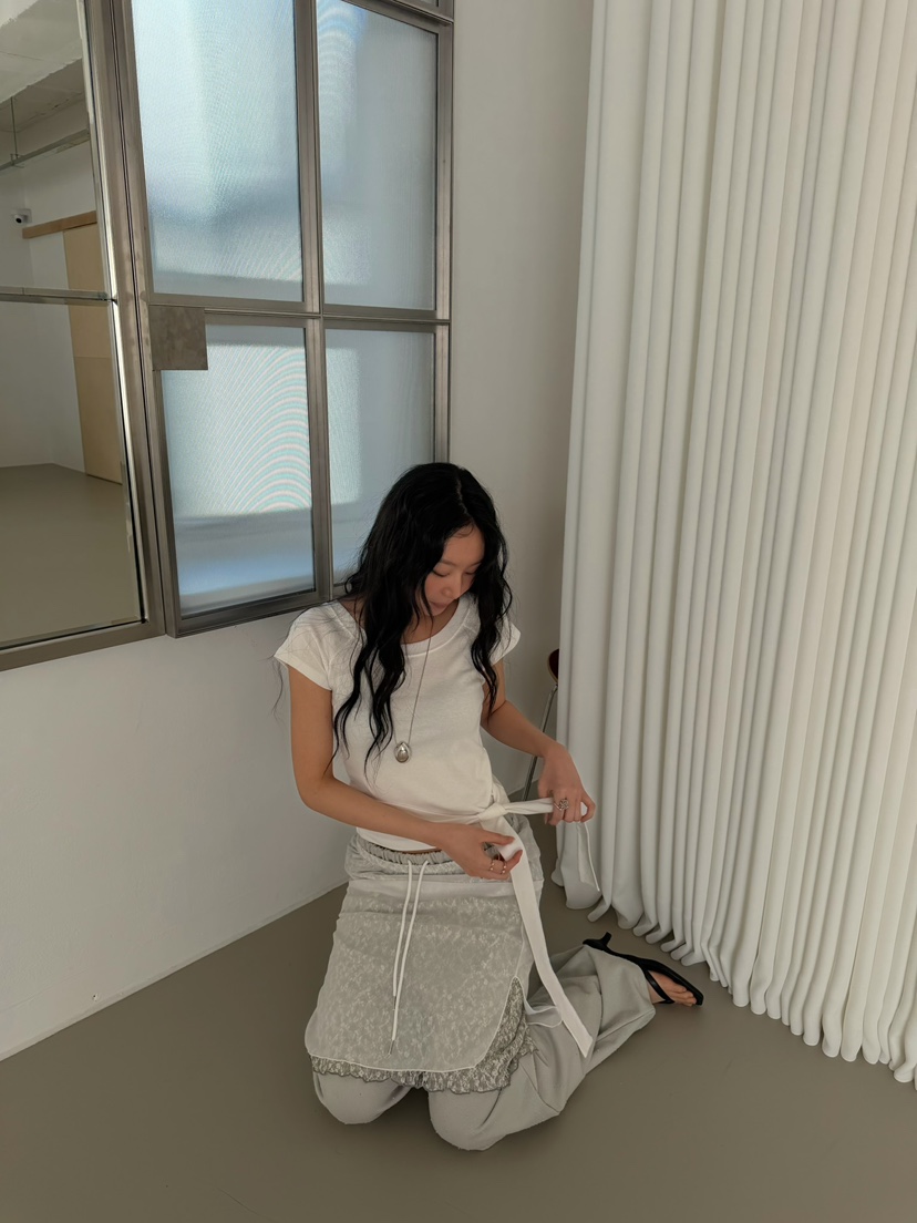 AWESOMESAUCE東大門直郵女士新品休閑人氣職業半身裙中短裙AWESOME SAUCE半身裙/中短裙