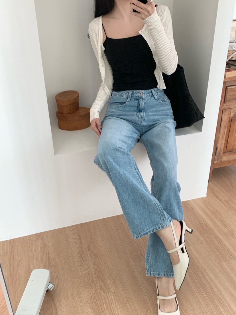 EOMPIT東大門代購女士新品時尚職業推薦真品26春夏牛仔褲EOMPIT牛仔褲